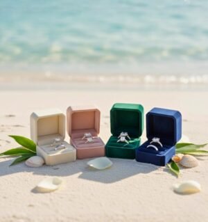 Elegant Ring Boxes for Your Cayman Island Wedding